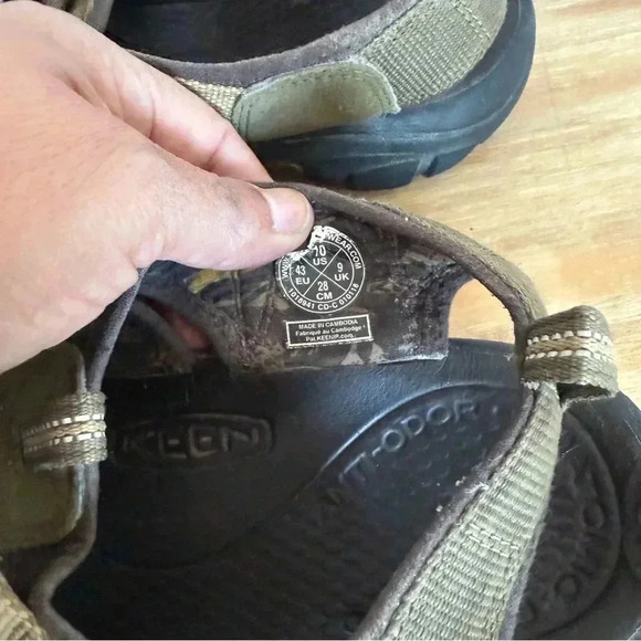 Keen Newport Men’s Waterproof Outdoors Sandals Size 10 US Green Closed Toe - Picture 5 of 12